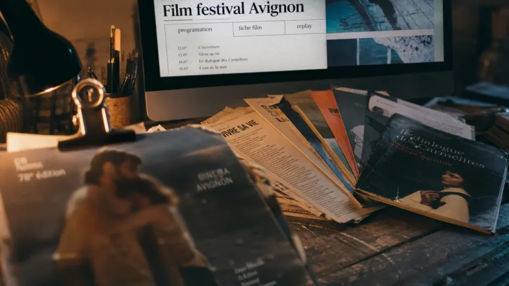 film festival avignon : documents et dossier cinéma