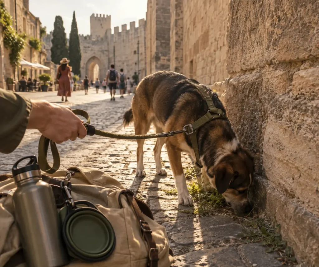 Visiter Avignon avec un chien : préparez une journée fraîche, souple et sans mauvaise surprise