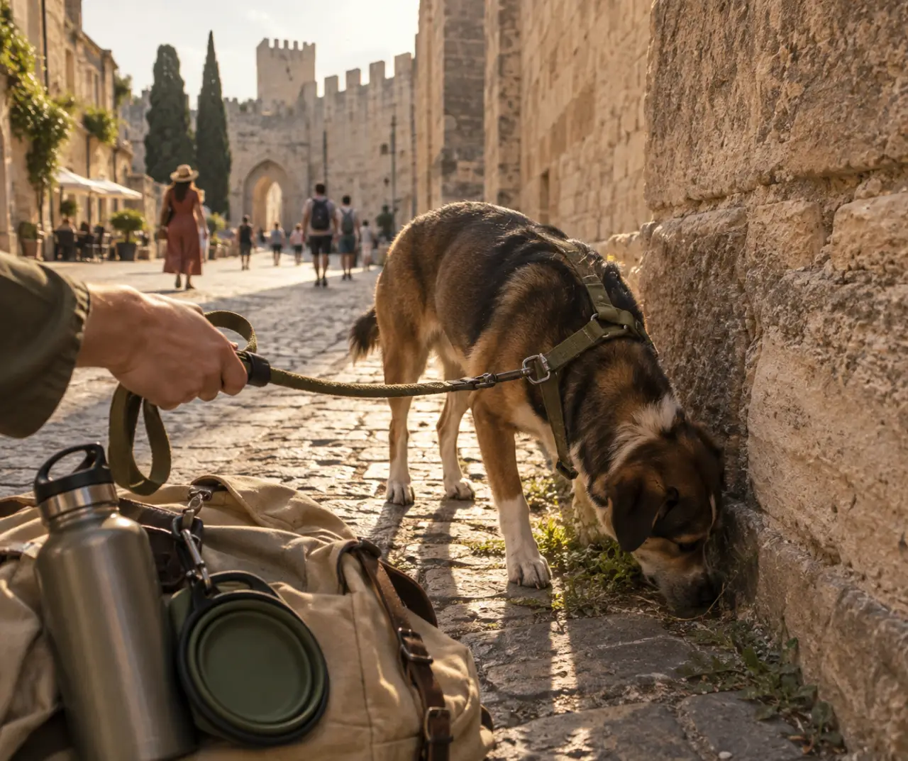 Visiter Avignon avec un chien : laisse, gamelle et ruelles